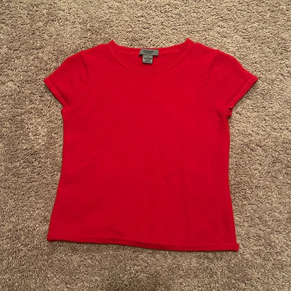 EUC Premise Cashmere red sweater